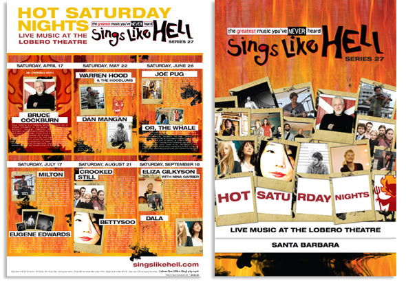 Sings Like Hell posters